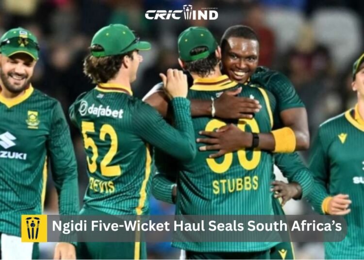 Ngidi Five-Wicket