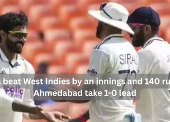 India vs West Indies 1st Test